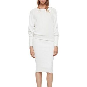 All saints white suzie dress